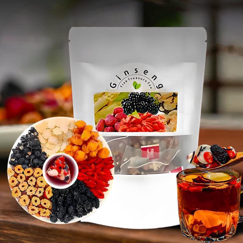 Ginseng Five Treasure Tea Natu - огляд і ціна Herbal Tea For Wellness