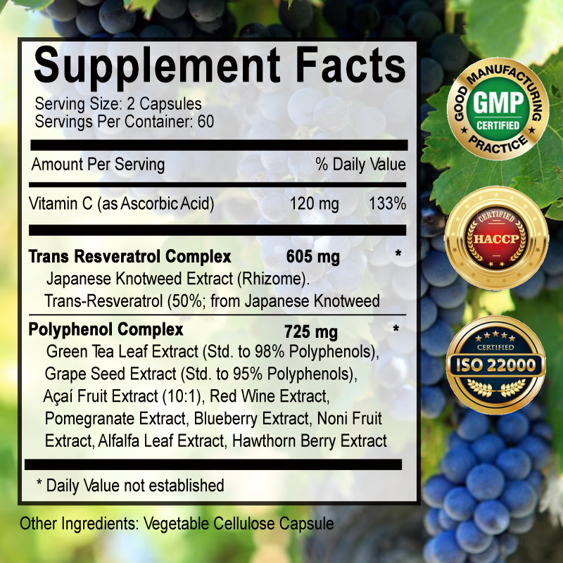 Resveratrol - Helps Support Ca - огляд і ціна Herbal Tea For Wellness