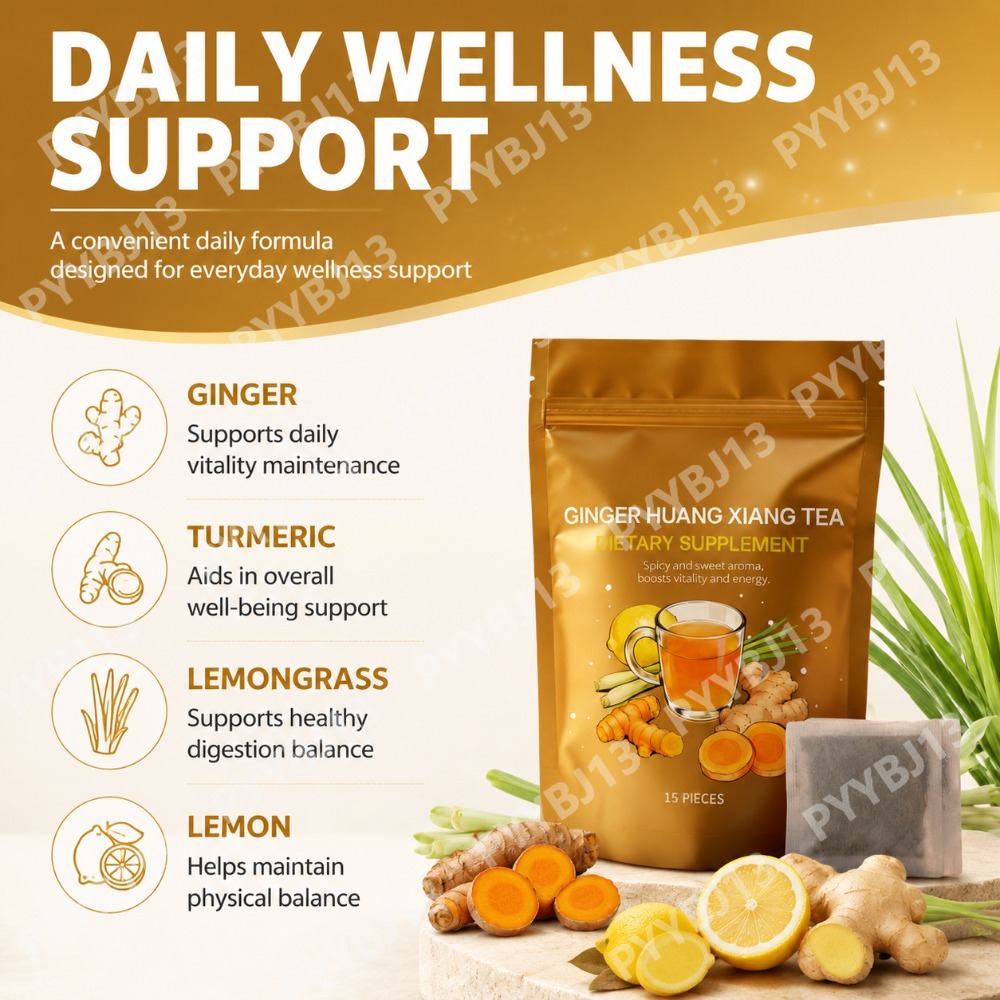 Ginger Turmeric Herbal Tea Bag - огляд і ціна Wellness Herbal Tea Blends